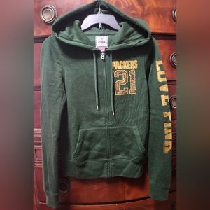 PINK Packers hoodie size Small